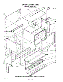 10 - Upper Oven parts for Whirlpool Range RE953PXKT2 / from AppliancePartsPros.com