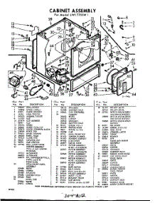 02 - Section parts for Whirlpool Dryer LWI7701W1 / from AppliancePartsPros.com