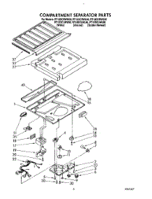 04 - Compartment Separator parts for Whirlpool Refrigerator RT12DCRWL00 / from AppliancePartsPros.com