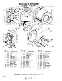 06 - Bulkhead parts for Whirlpool Dryer LWI8701W0 / from AppliancePartsPros.com