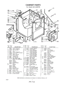 02 - Section parts for Whirlpool Dryer LXE6300W0 / from AppliancePartsPros.com