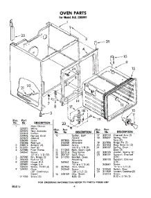 04 - Oven parts for Whirlpool Range RJE3365W1 / from AppliancePartsPros.com