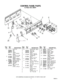 05 - Control Panel parts for Whirlpool Range RJE3365W1 / from AppliancePartsPros.com