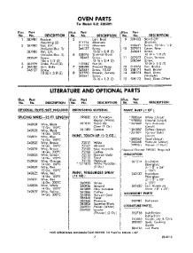 07 - Lit / Optional parts for Whirlpool Range RJE3365W1 / from AppliancePartsPros.com