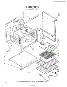 02 - Oven parts for Whirlpool RDE3100W / from AppliancePartsPros.com