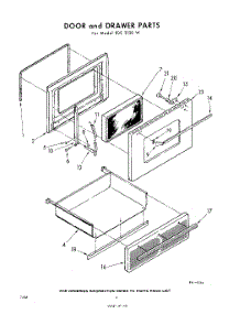 04 - Door And Drawer parts for Whirlpool RDE3100W / from AppliancePartsPros.com