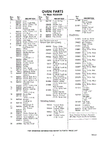03 - Section parts for Whirlpool Oven RGE3010W / from AppliancePartsPros.com