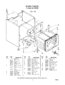 05 - Oven parts for Whirlpool Range RJE340PW0 / from AppliancePartsPros.com