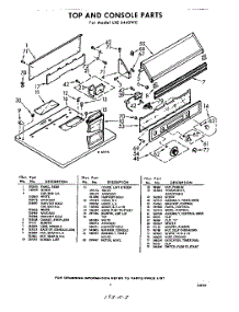 03 - Section parts for Whirlpool Dryer LXE6440W0 / from AppliancePartsPros.com