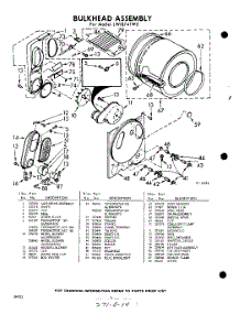06 - Bulkhead parts for Whirlpool Dryer LWI8741W0 / from AppliancePartsPros.com