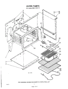 02 - Oven parts for Whirlpool RDE31E0W / from AppliancePartsPros.com
