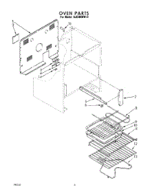 06 - Oven (Continued) parts for Whirlpool Range RJE3600W0 / from AppliancePartsPros.com
