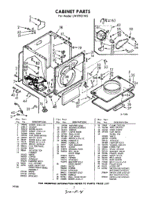 04 - Cabinet parts for Whirlpool Dryer LWI9901W0 / from AppliancePartsPros.com