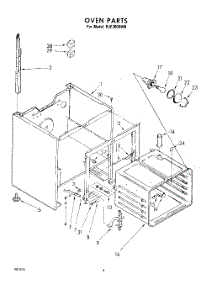 04 - Oven parts for Whirlpool Range RJE360BW0 / from AppliancePartsPros.com