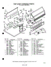03 - Section parts for Whirlpool Dryer LXE6700W0 / from AppliancePartsPros.com
