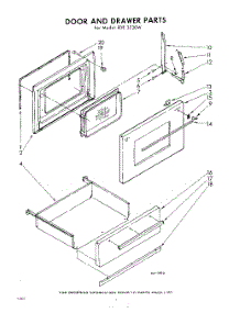 04 - Door And Drawer parts for Whirlpool RDE3230W / from AppliancePartsPros.com