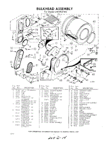 06 - Bulkhead parts for Whirlpool Dryer LWI9921W0 / from AppliancePartsPros.com