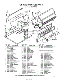 03 - Section parts for Whirlpool Dryer LXE6700W2 / from AppliancePartsPros.com