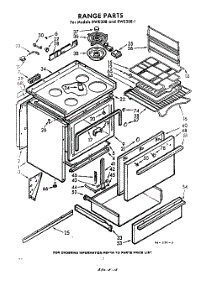 02 - Section parts for Whirlpool RWE308 / from AppliancePartsPros.com