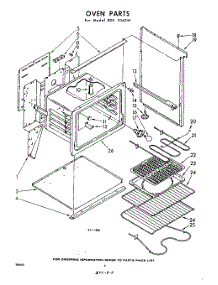 02 - Oven parts for Whirlpool RDE3340W / from AppliancePartsPros.com