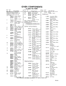 03 - Lit / Optional parts for Whirlpool RGE4400W / from AppliancePartsPros.com