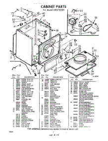 02 - Section parts for Whirlpool Dryer LXE6720W0 / from AppliancePartsPros.com