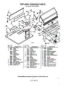 03 - Section parts for Whirlpool Dryer LXE7400W0 / from AppliancePartsPros.com