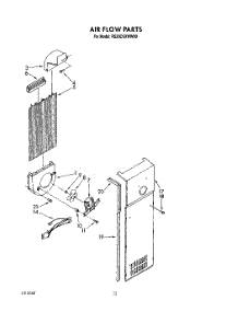 08 - Air Flow parts for Whirlpool Refrigerator RS20CKXWL00 / from AppliancePartsPros.com
