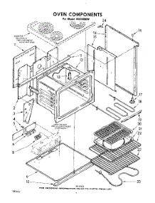 04 - Oven parts for Whirlpool RGE4900W / from AppliancePartsPros.com