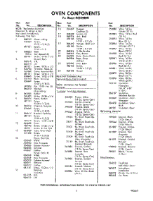 05 - Lit / Optional parts for Whirlpool RGE4900W / from AppliancePartsPros.com
