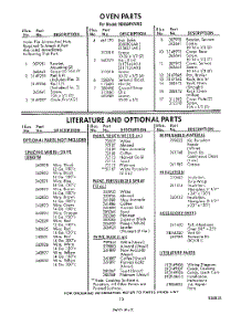 15 - Literature And Optional parts for Whirlpool Range RE960PXVN2 / from AppliancePartsPros.com