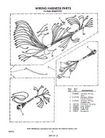 16 - Wiring Harness parts for Whirlpool Range RE960PXVN2 / from AppliancePartsPros.com