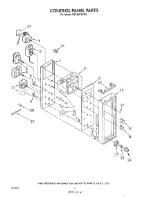 03 - Control Panel parts for Whirlpool Range RE960PXVN3 / from AppliancePartsPros.com