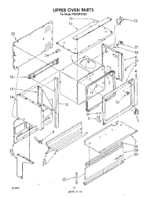 06 - Upper Oven parts for Whirlpool Range RE960PXVN3 / from AppliancePartsPros.com