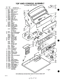 02 - Section parts for Whirlpool Dryer LXE7500W0 / from AppliancePartsPros.com