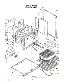 06 - Oven parts for Whirlpool RGE4900W2 / from AppliancePartsPros.com