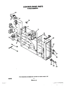 03 - Control Panel parts for Whirlpool Range RE960PXVN4 / from AppliancePartsPros.com