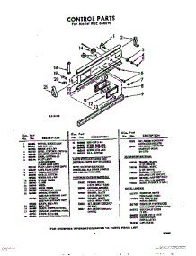 07 - Control, Lit / Optional parts for Whirlpool RGE6600W / from AppliancePartsPros.com