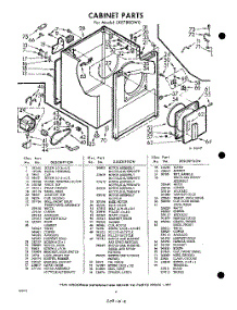 02 - Section parts for Whirlpool Dryer LXE7800W0 / from AppliancePartsPros.com