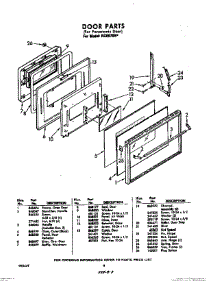 08 - Section parts for Whirlpool RGE6700PW / from AppliancePartsPros.com