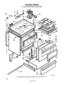 02 - Section parts for Whirlpool RXE3250 / from AppliancePartsPros.com