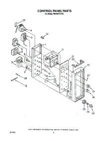 03 - Control Panel parts for Whirlpool Range RE960PXVN5 / from AppliancePartsPros.com