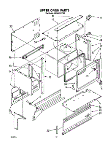 06 - Upper Oven parts for Whirlpool Range RE960PXVN5 / from AppliancePartsPros.com