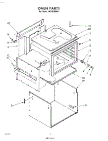 02 - Oven parts for Whirlpool Oven RGE6700W1 / from AppliancePartsPros.com