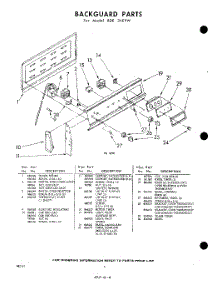 06 - Back Guard parts for Whirlpool RDE34EPW / from AppliancePartsPros.com