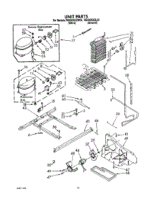 07 - Unit parts for Whirlpool Refrigerator RS20CKXZL00 / from AppliancePartsPros.com