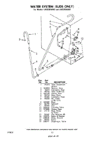 12 - Water System parts for Whirlpool Washer LA5535XKW2 / from AppliancePartsPros.com
