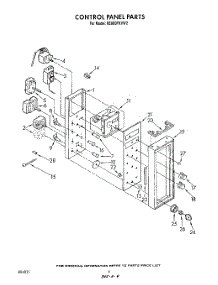 04 - Control Panel parts for Whirlpool Range RE960PXVW2 / from AppliancePartsPros.com