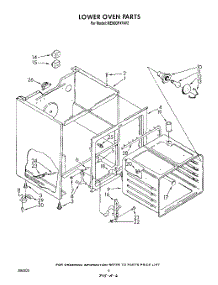 06 - Lower Oven parts for Whirlpool Range RE960PXVW2 / from AppliancePartsPros.com