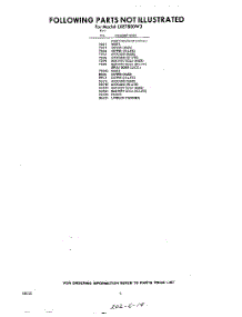 04 - Section parts for Whirlpool Dryer LXE7800W3 / from AppliancePartsPros.com